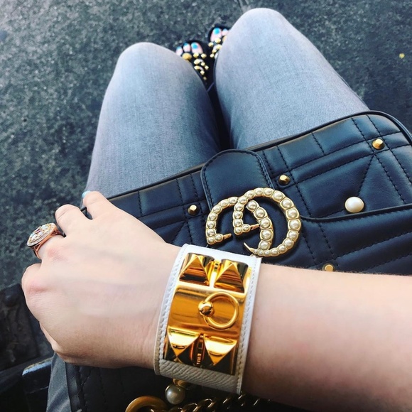 RARE! Sold out Gucci Pearl Small Marmont Bag - Picture 2 of 9